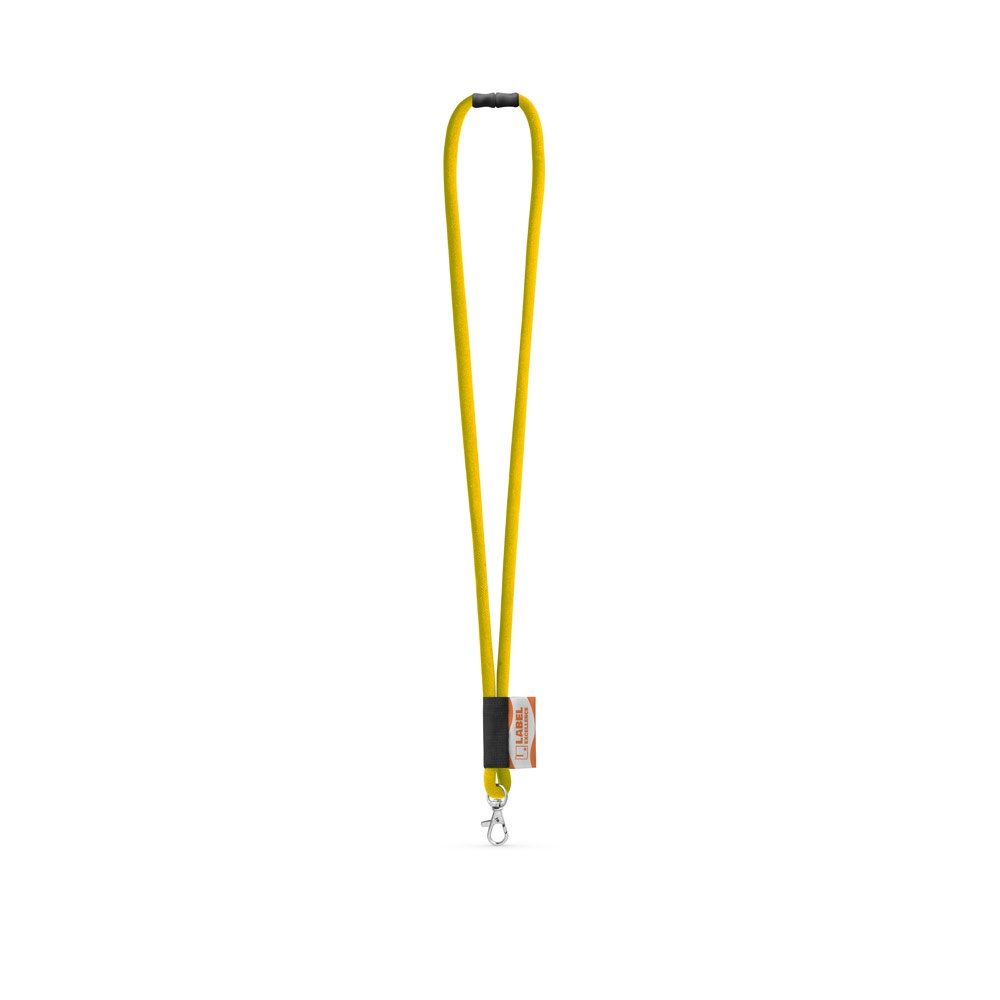 WISBECH. SET Lanyard TUBE Long (Ø 7 mm) z karabińczykiem 9 mm i zapięciem bezpieczeństwa Ø 7 mm P145170S żółty WISBECH. SET Lanyard TUBE Long (Ø 7 mm) z karabińczykiem 9 mm i zapięciem bezpieczeństwa Ø 7 mm P145170S żółty