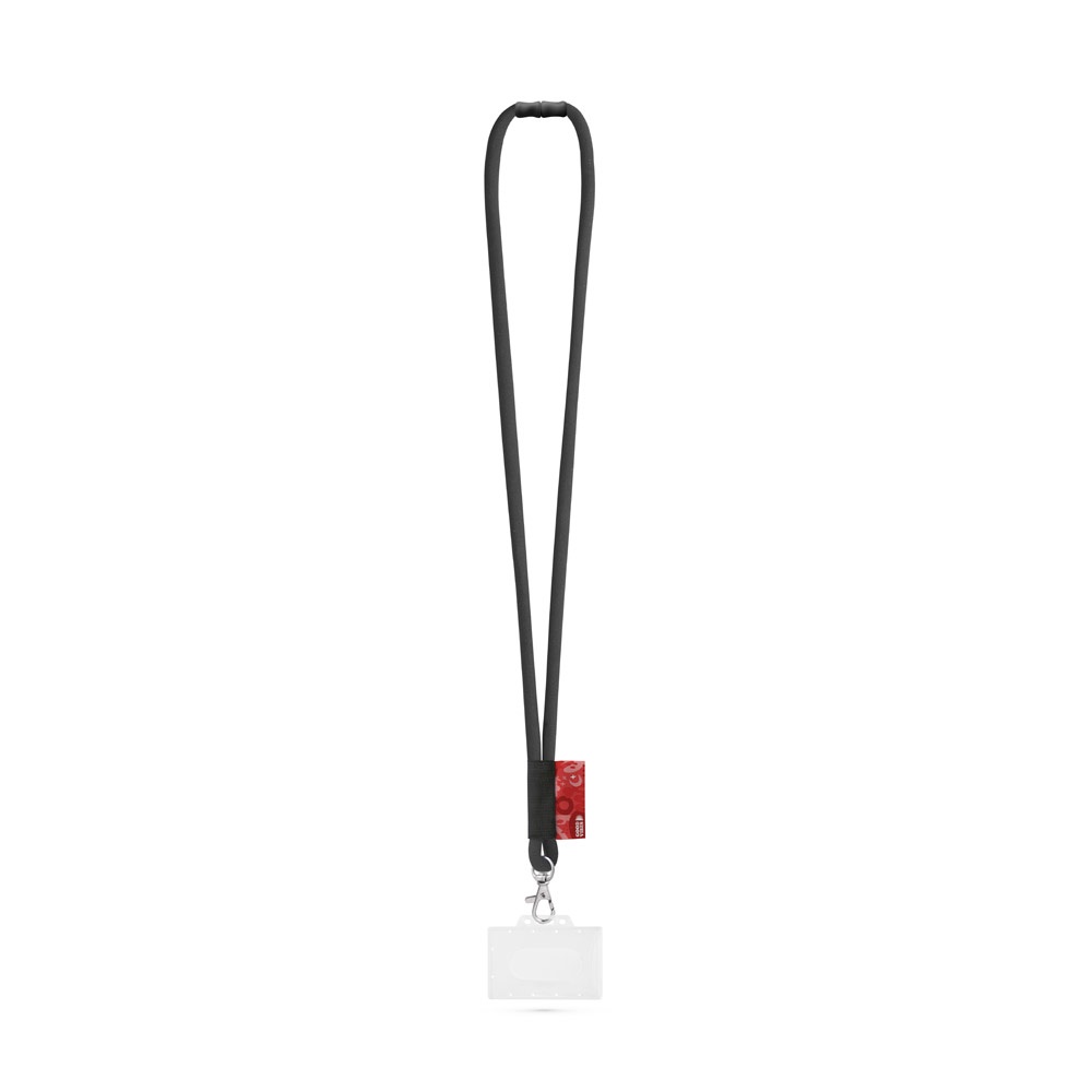 WATFORD. SET Lanyard TUBE Long (Ø 7 mm) z karabińczykiem 9 mm, zapięciem bezpieczeństwa Ø 7 mm i sztywnym uchwytem na identyfikator/kartę o wymiarach 91 x 68 mm P145190S czarny WATFORD. SET Lanyard TUBE Long (Ø 7 mm) z karabińczykiem 9 mm, zapięciem bezpieczeństwa Ø 7 mm i sztywnym uchwytem na identyfikator/kartę o wymiarach 91 x 68 mm P145190S czarny