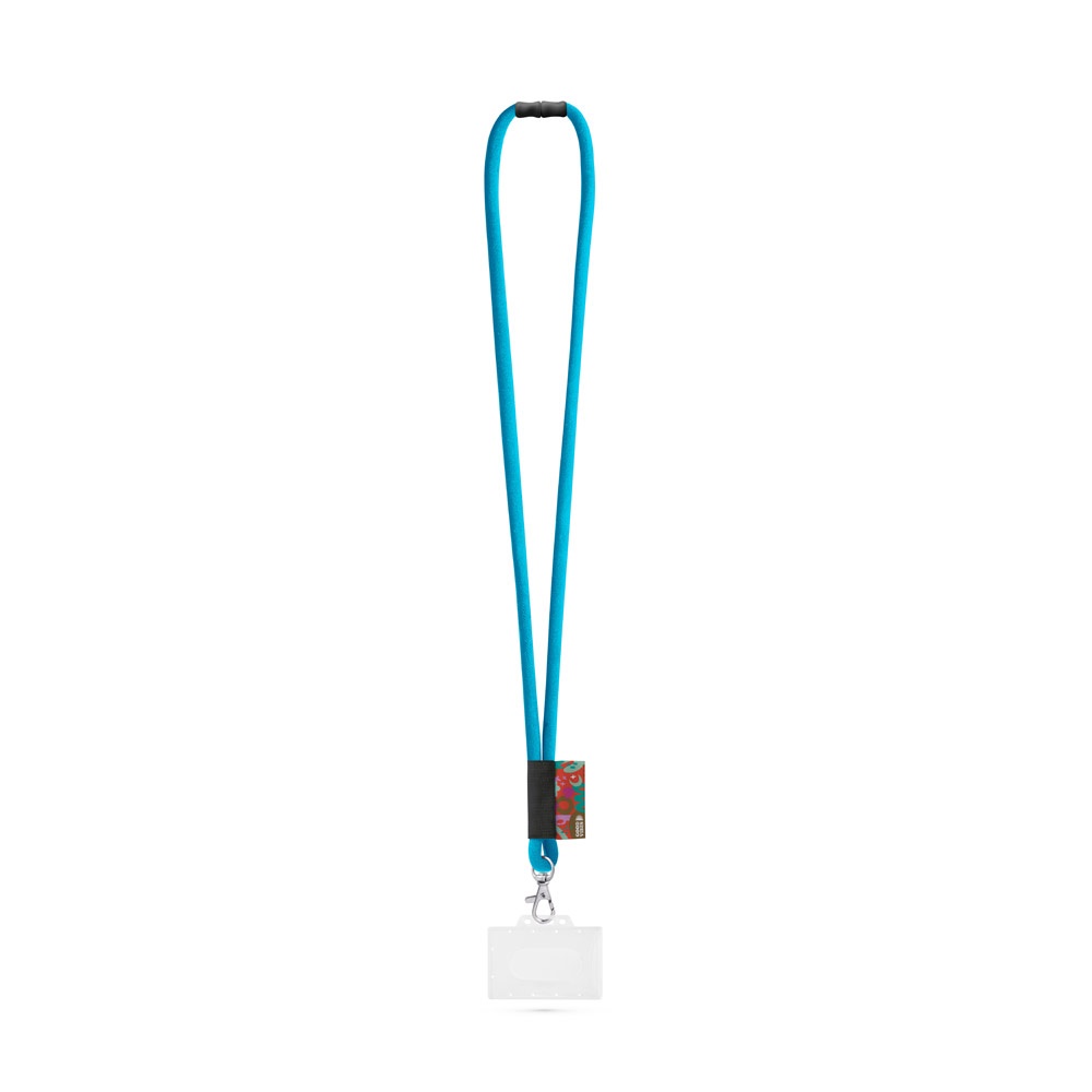 WATFORD. SET Lanyard TUBE Long (Ø 7 mm) z karabińczykiem 9 mm, zapięciem bezpieczeństwa Ø 7 mm i sztywnym uchwytem na identyfikator/kartę o wymiarach 91 x 68 mm P145190S błękitny WATFORD. SET Lanyard TUBE Long (Ø 7 mm) z karabińczykiem 9 mm, zapięciem bezpieczeństwa Ø 7 mm i sztywnym uchwytem na identyfikator/kartę o wymiarach 91 x 68 mm P145190S błękitny