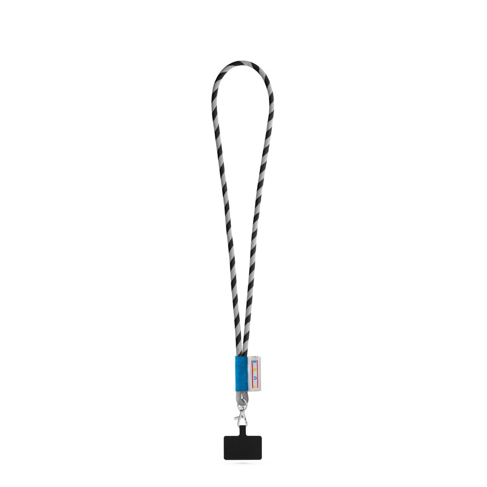 GOSPORT. SET Lanyard TUBE Long (Ø 7 mm) z karabińczykiem spustowym 9 mm i uchwytem na telefon komórkowy P145210S czarny / szary GOSPORT. SET Lanyard TUBE Long (Ø 7 mm) z karabińczykiem spustowym 9 mm i uchwytem na telefon komórkowy P145210S czarny / szary