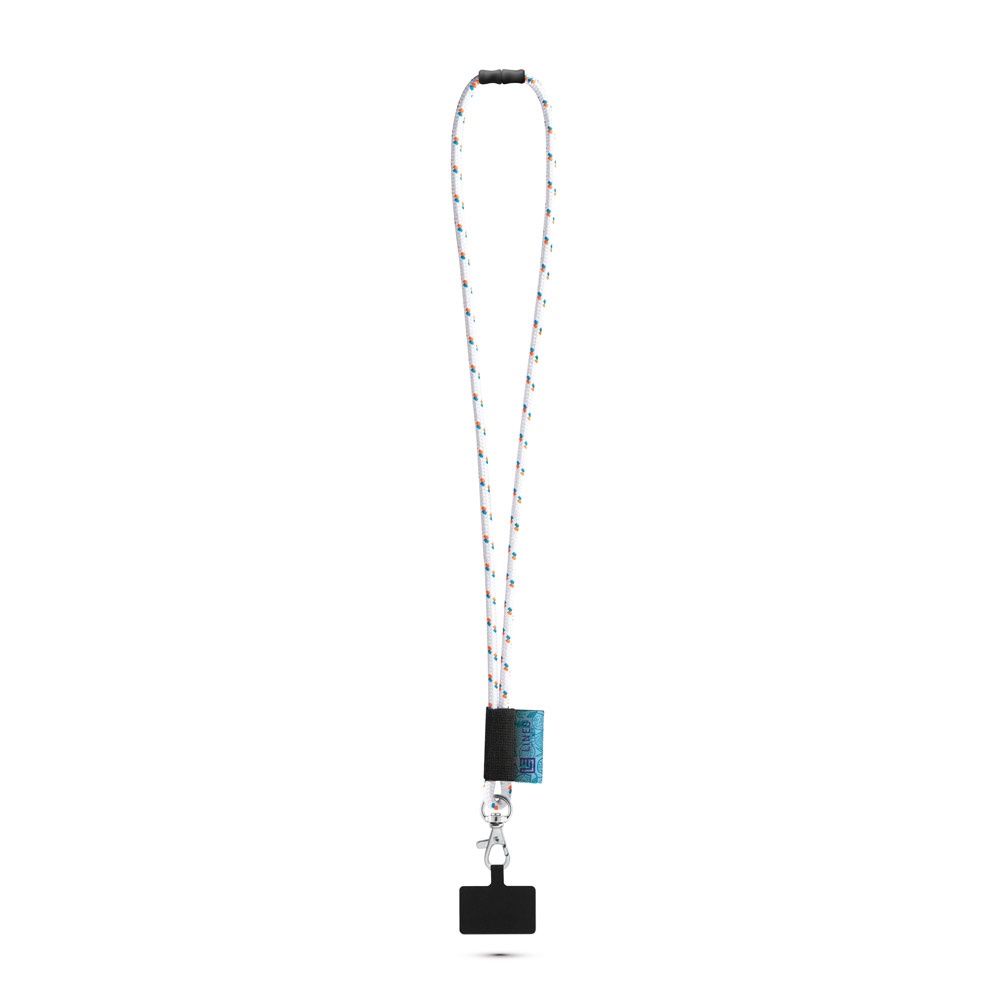 STAFFORD. ZESTAW Smycz NAUTIC długa (Ø 7 mm) z karabińczykiem 9 mm i uchwytem na telefon komórkowy P145250S biały STAFFORD. ZESTAW Smycz NAUTIC długa (Ø 7 mm) z karabińczykiem 9 mm i uchwytem na telefon komórkowy P145250S biały