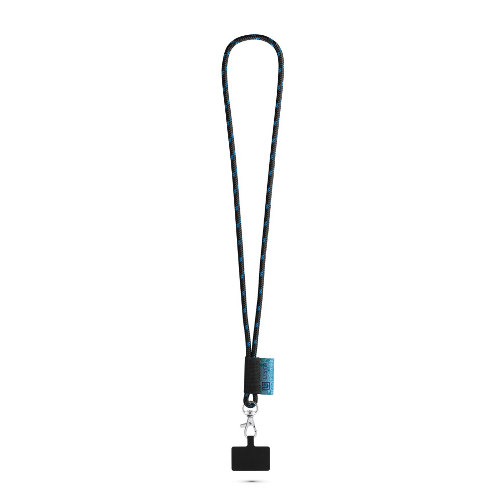 STAFFORD. ZESTAW Smycz NAUTIC długa (Ø 7 mm) z karabińczykiem 9 mm i uchwytem na telefon komórkowy P145250S czarny / szafirowy STAFFORD. ZESTAW Smycz NAUTIC długa (Ø 7 mm) z karabińczykiem 9 mm i uchwytem na telefon komórkowy P145250S czarny / szafirowy