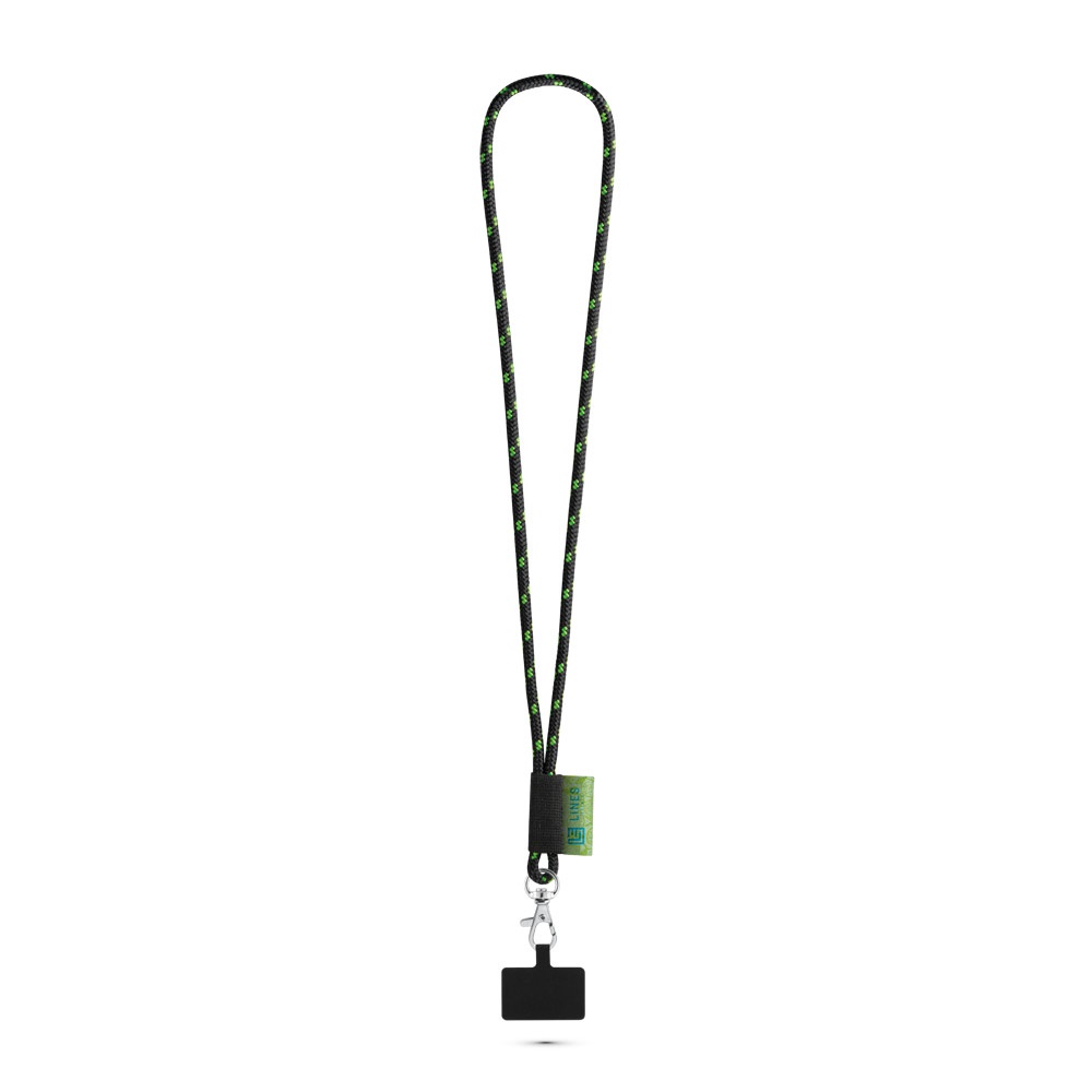 STAFFORD. ZESTAW Smycz NAUTIC długa (Ø 7 mm) z karabińczykiem 9 mm i uchwytem na telefon komórkowy P145250S czarny / zielony STAFFORD. ZESTAW Smycz NAUTIC długa (Ø 7 mm) z karabińczykiem 9 mm i uchwytem na telefon komórkowy P145250S czarny / zielony