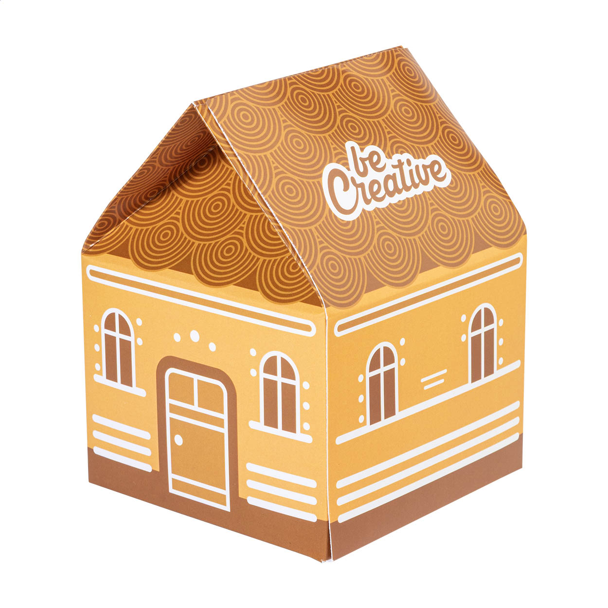 Dárková krabička ve tvaru domečku CreaBox Hut P180180D AN-AP715069