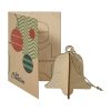 Kartka świąteczna, dzwonek FestiCard Kraft P180192D