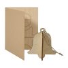 Kartka świąteczna, dzwonek FestiCard Kraft P180192D