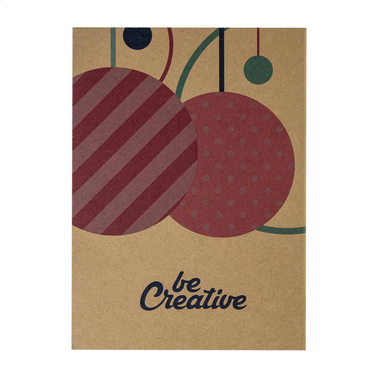 Kartka świąteczna, dzwonek FestiCard Kraft P180192D