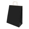 Papierowa torba prezentowa, duża Papbag L P180136D czarny Papierowa torba prezentowa, duża Papbag L P180136D czarny