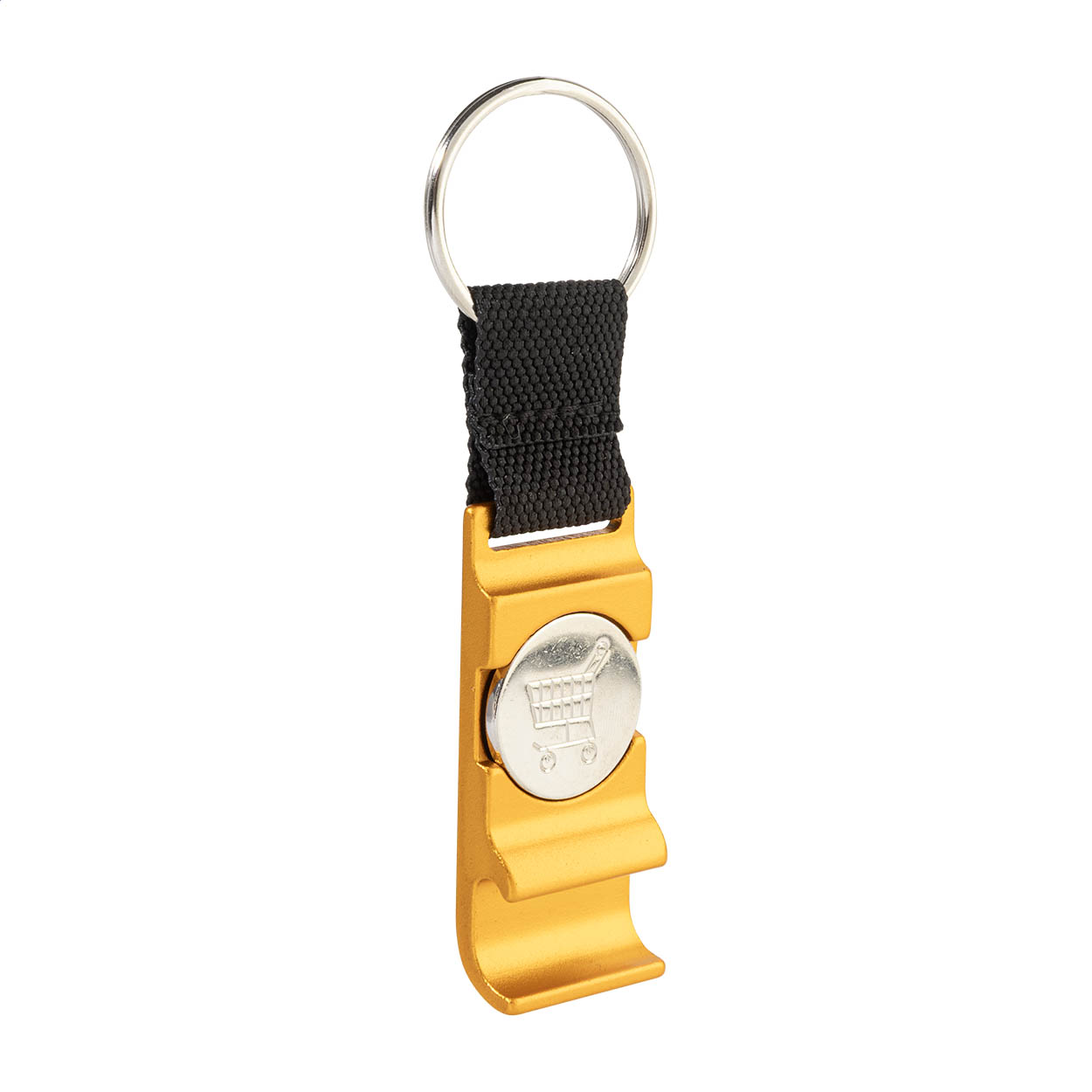Přívěšek na klíče s otvírákem a žetonem do košíku OpenCart P180382D AN-AP800861-W