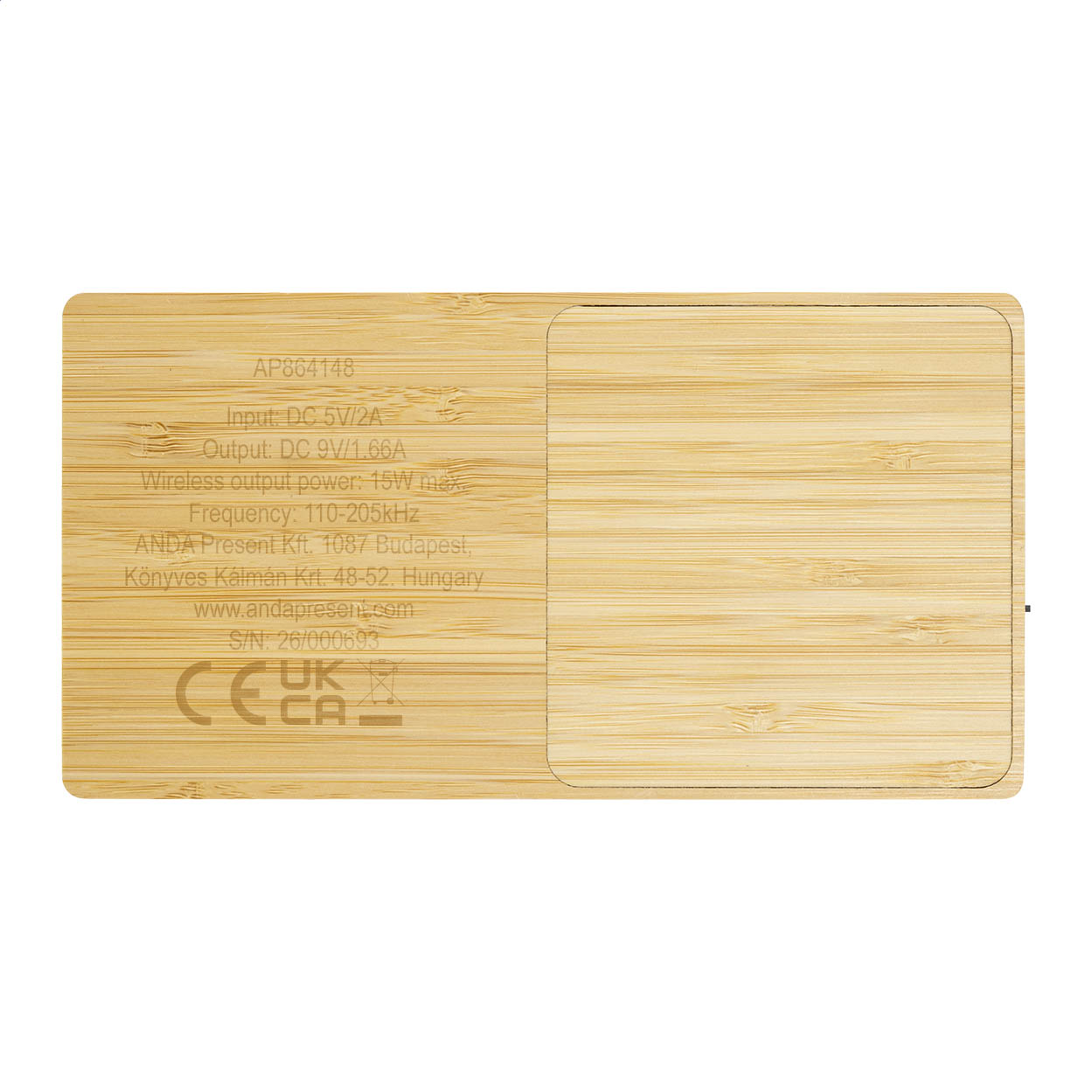 Bezdrátová nabíječka s ohřívačem hrnků SipDock P180465D