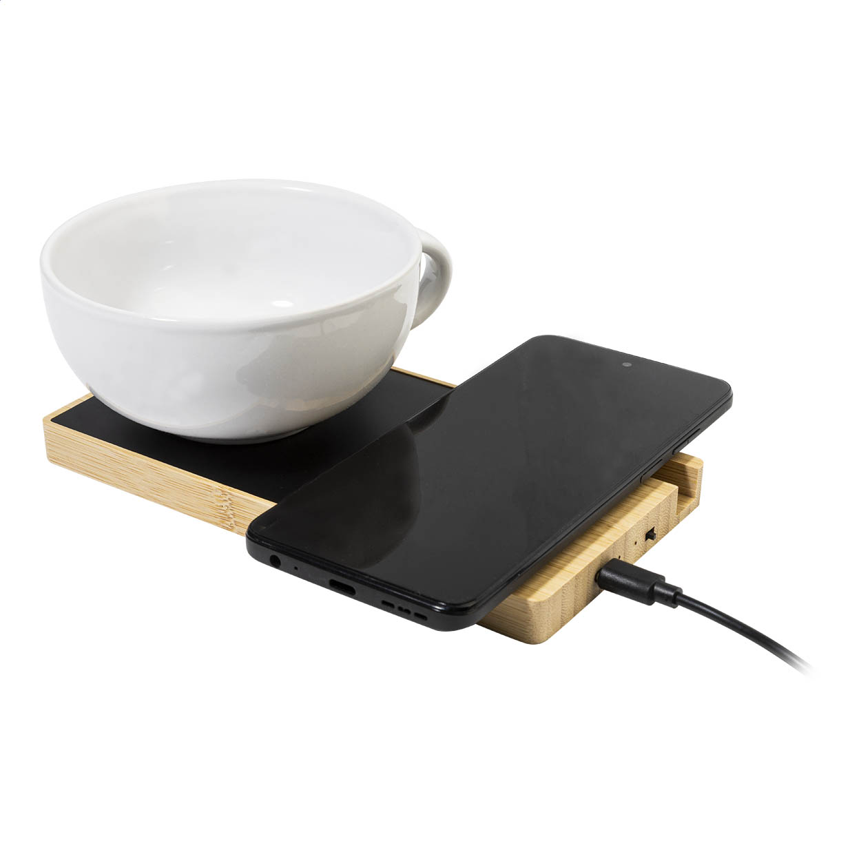 Bezdrátová nabíječka s ohřívačem hrnků SipDock P180465D