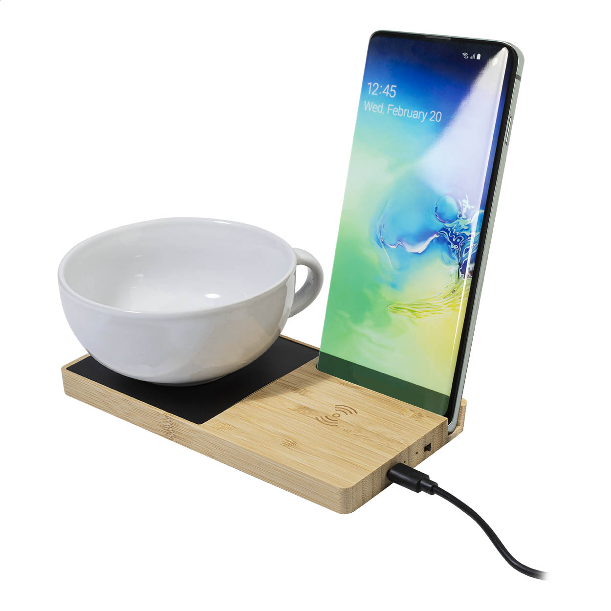 Bezdrátová nabíječka s ohřívačem hrnků SipDock P180465D