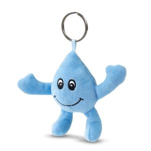 Pluszowa kropla wody, brelok | Droppero P182020X 