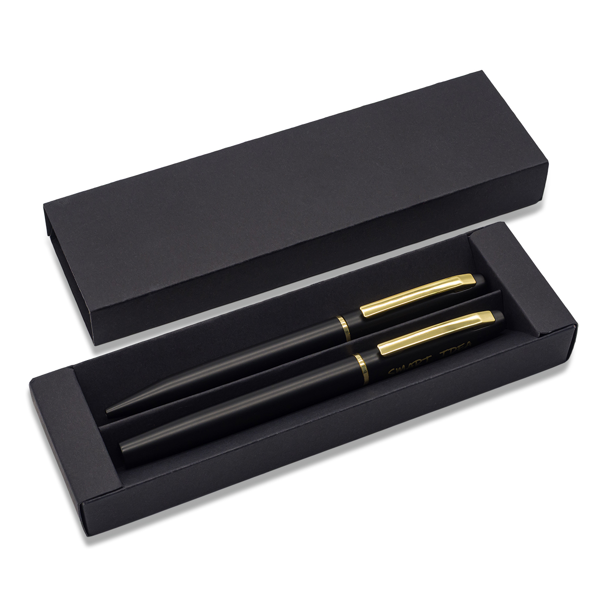 Tekturowe etui na 2 długopisy Elisa P180779R