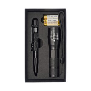 Zestaw latarka z długopisem Noctis P180771R 