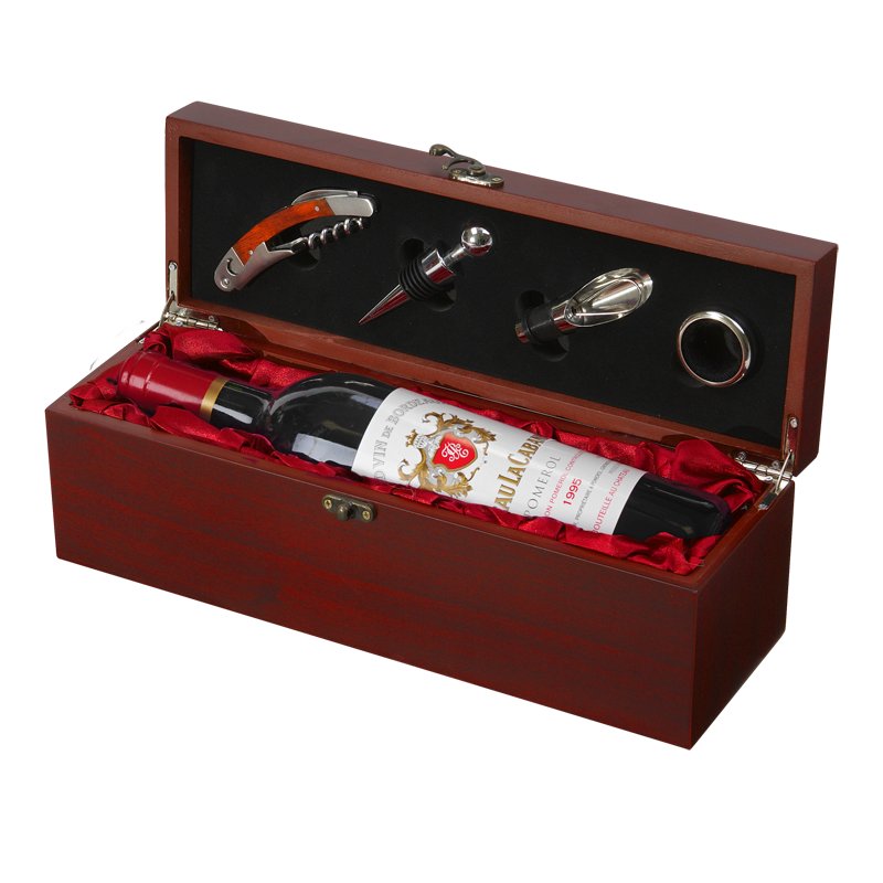 Skrzynka na wino z akcesoriami Angers P182548R RO-R22521.O