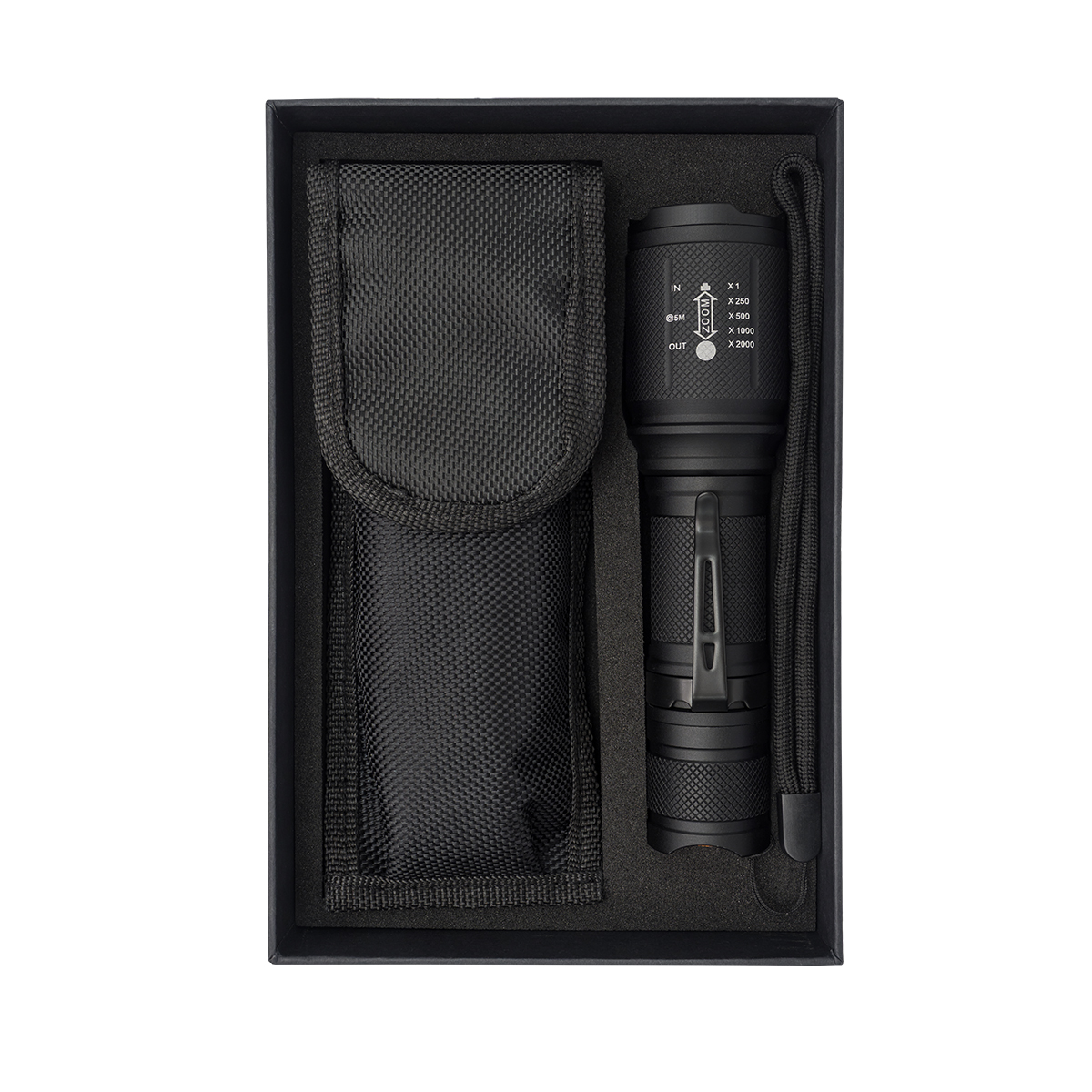 Latarka z etui w pudełku Luxen P180829R RO-R35659.02
