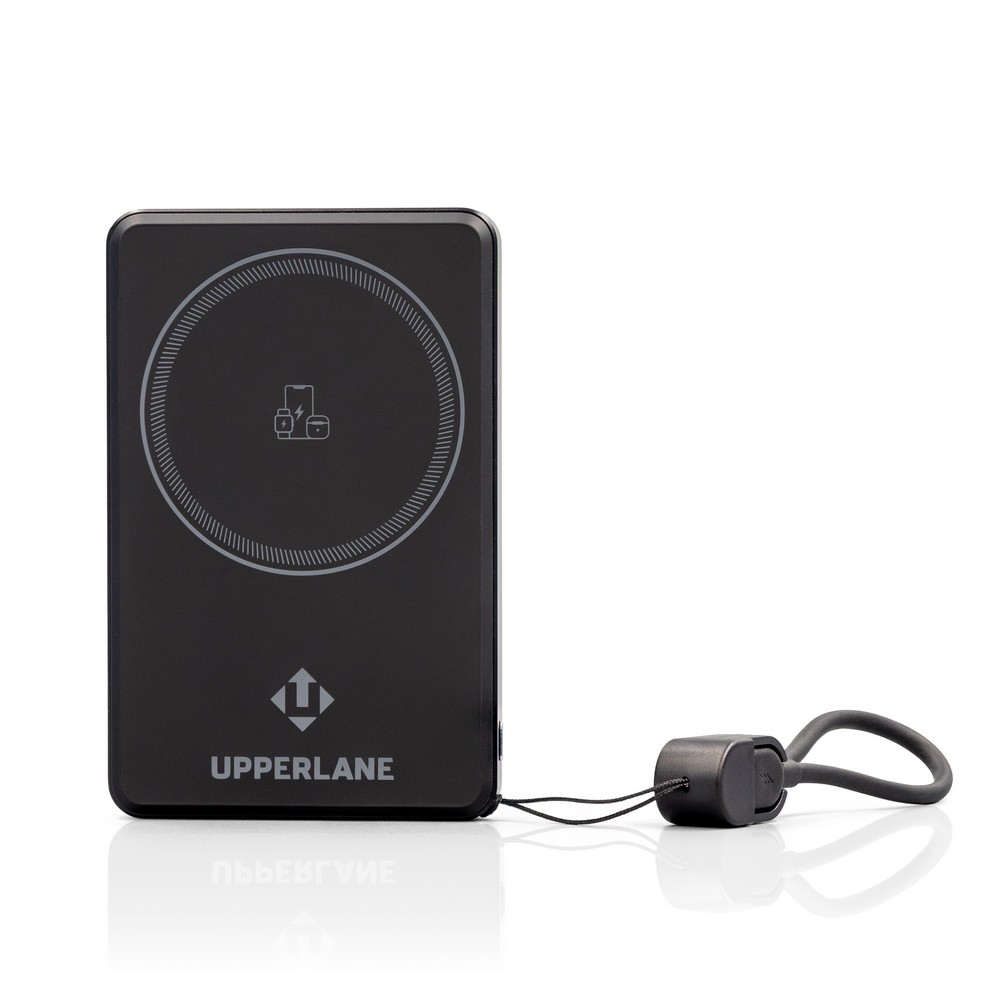 Bezprzewodowy power bank magnetyczny 10000 mAh Upperlane P182696X
