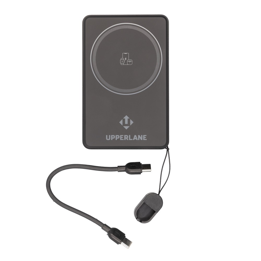 Bezprzewodowy power bank magnetyczny 10000 mAh Upperlane P182696X