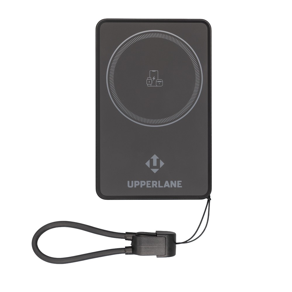 Bezprzewodowy power bank magnetyczny 10000 mAh Upperlane P182696X