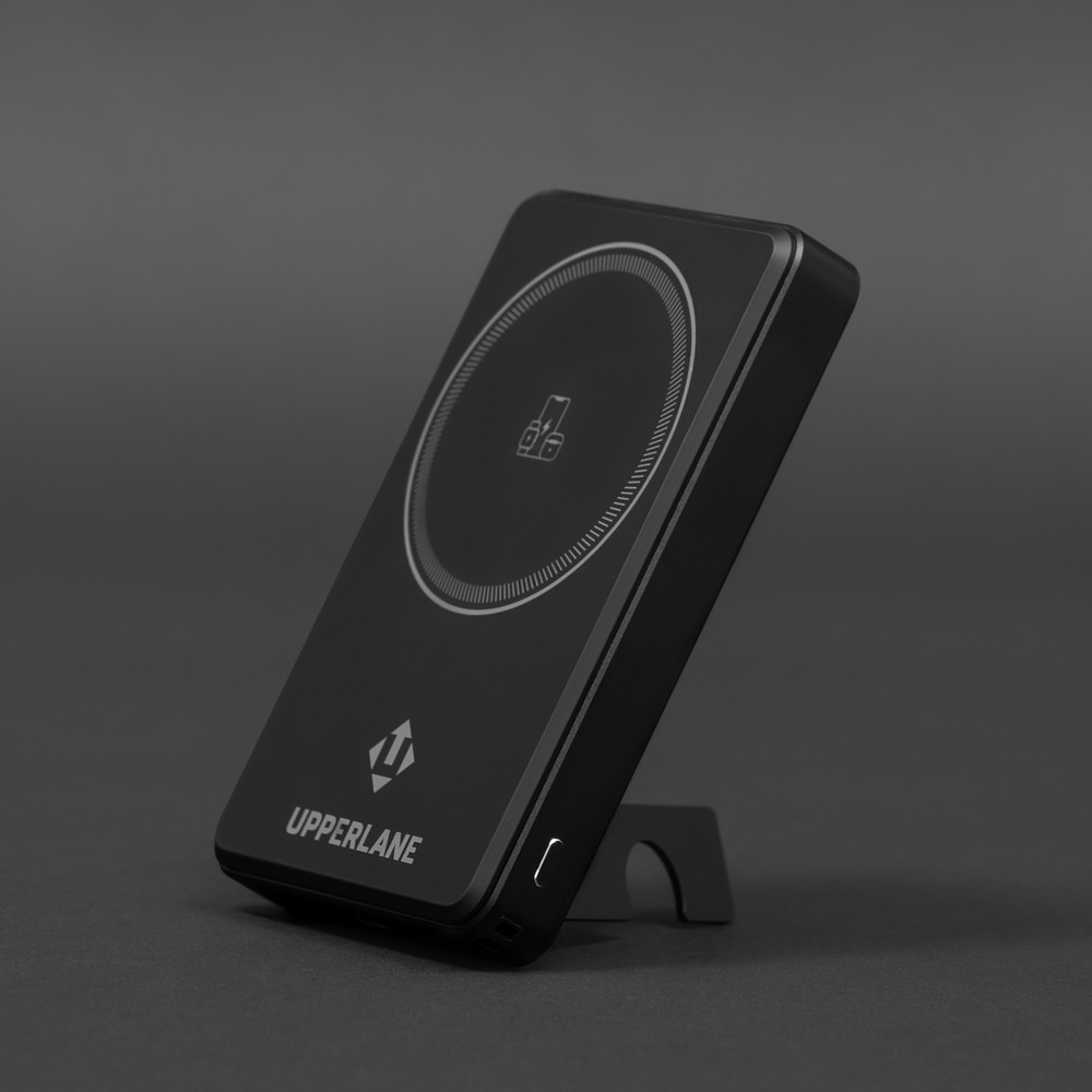 Bezprzewodowy power bank magnetyczny 10000 mAh Upperlane P182696X AX-VA958-03