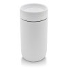 Kubek termiczny 275 ml z wieczkiem 360 stopni Air Gifts | Tondeyo P182047X biały