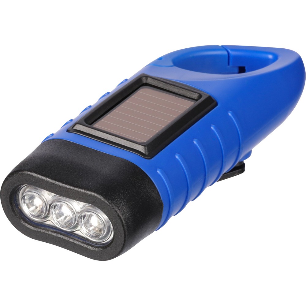 Latarka solarna, lampka LED P181973X niebieski Latarka solarna, lampka LED P181973X niebieski