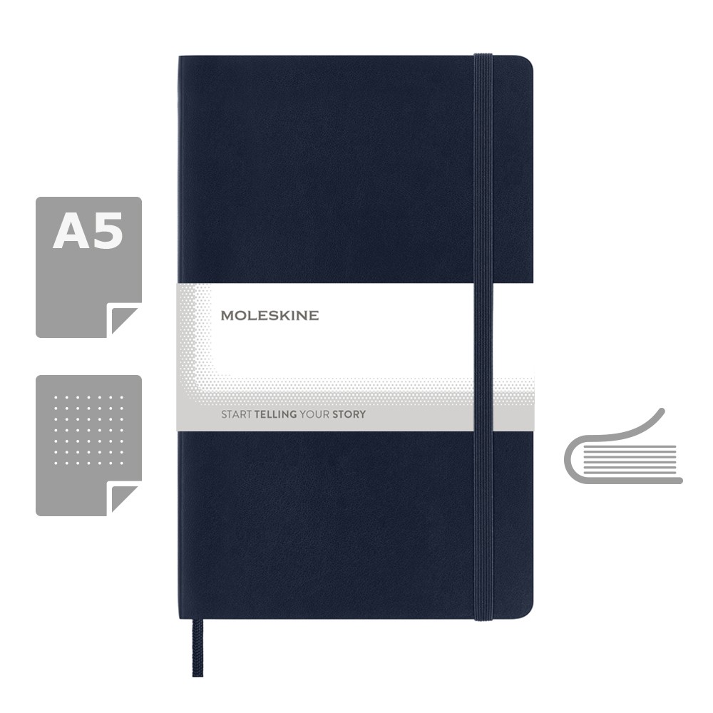 MOLESKINE Notatnik ok. A5 P104877X ciemnoniebieski MOLESKINE Notatnik ok. A5 P104877X ciemnoniebieski