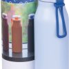 Butelka termiczna stalowa z recyklingu GRAND HAVEN MoLu 640 ml P152921G jasnoniebieski