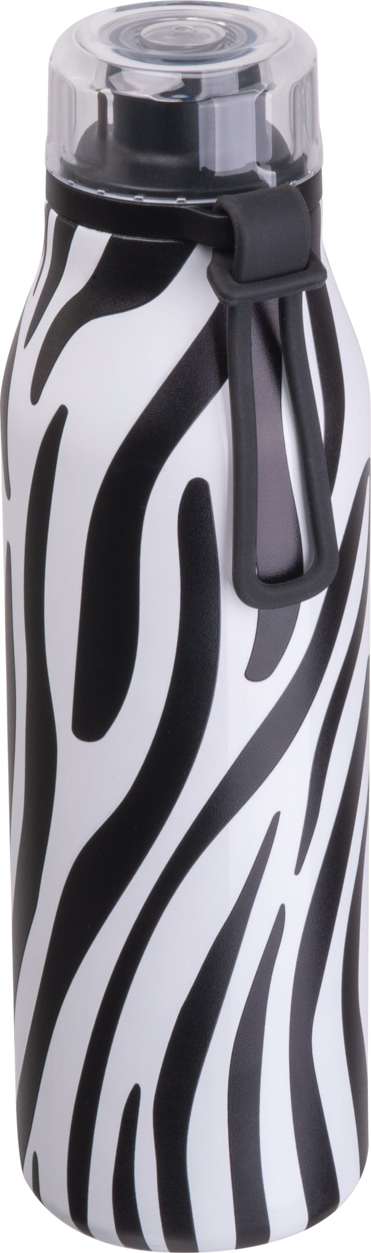Butelka termiczna stalowa z recyklingu GRAND HAVEN MoLu 640 ml P152921G czarny