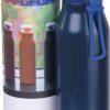Butelka termiczna stalowa z recyklingu GRAND HAVEN MoLu 640 ml P152921G granatowy