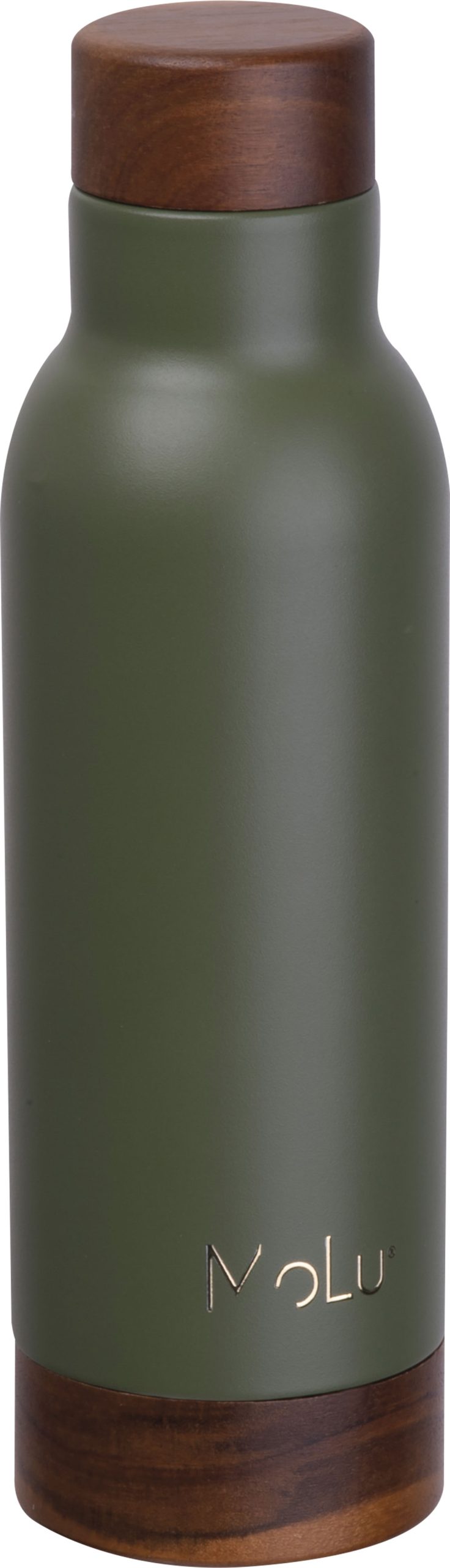 Butelka termiczna ze stalowa z recyklingu COTE D'AZUR MoLu 630 ml P134312G oliwkowy Butelka termiczna ze stalowa z recyklingu COTE D'AZUR MoLu 630 ml P134312G oliwkowy