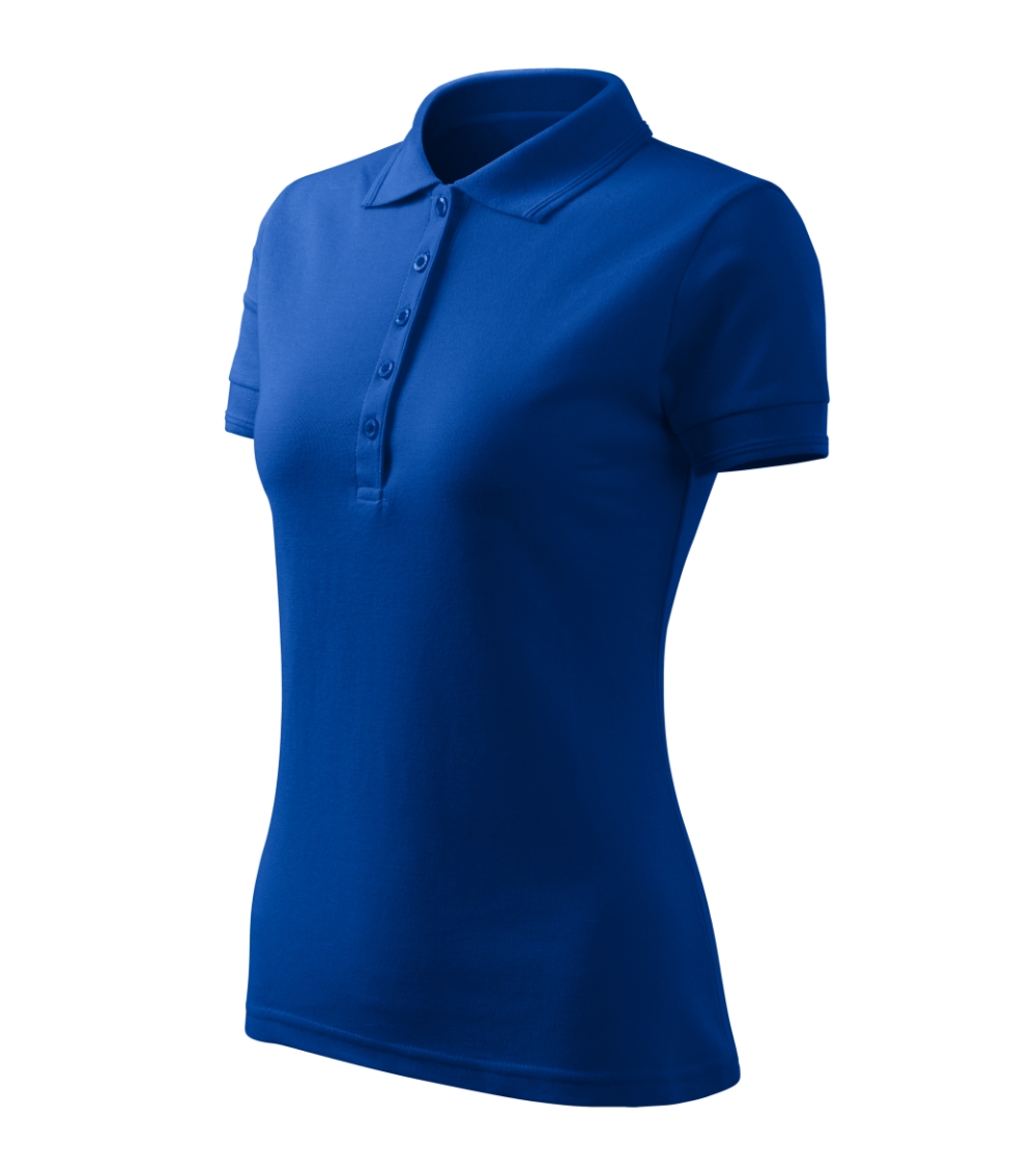 Koszulka polo damska Pique Polo Free P064382F chabrowy Koszulka polo damska Pique Polo Free P064382F chabrowy