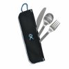 FLATWARE SET STAINLESS POUCH BLACK P181735P 1 FLATWARE SET STAINLESS POUCH BLACK P181735P