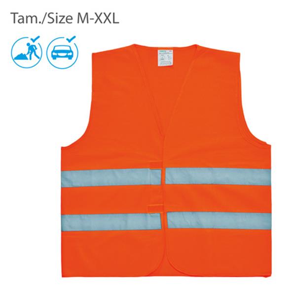 Kamizelka odblaskowa 2XL P110027P fluorescent orange Kamizelka odblaskowa 2XL P110027P fluorescent orange