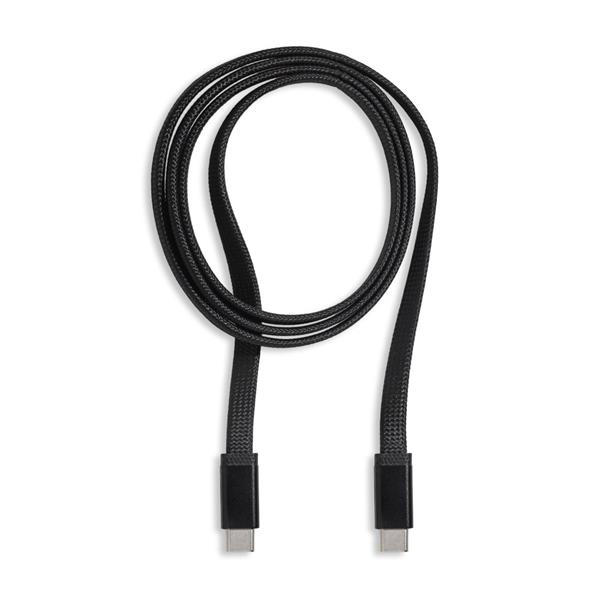 Płaski, 1-metrowy kabel USB-C 60W / LINEA P181818P PM-IP11060711