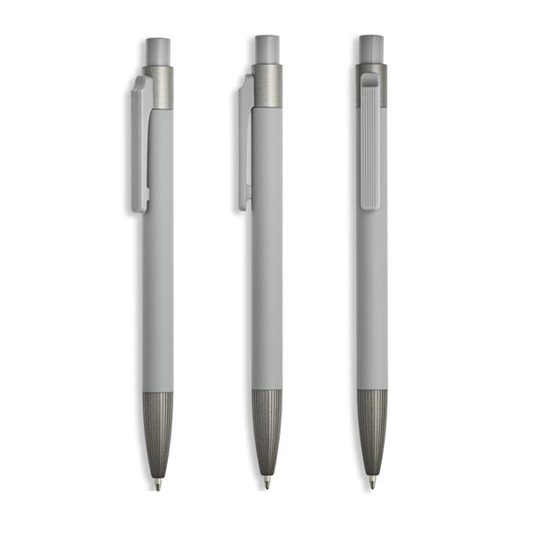 Aluminiowy długopis / Tekstur P181804P light grey
