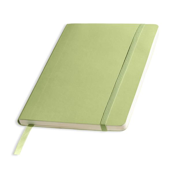 Notatnik A5 z elastyczną okładką z PU / Flexy P181771P mint green