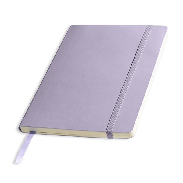 Notatnik A5 z elastyczną okładką z PU / Flexy P181771P fioletowy