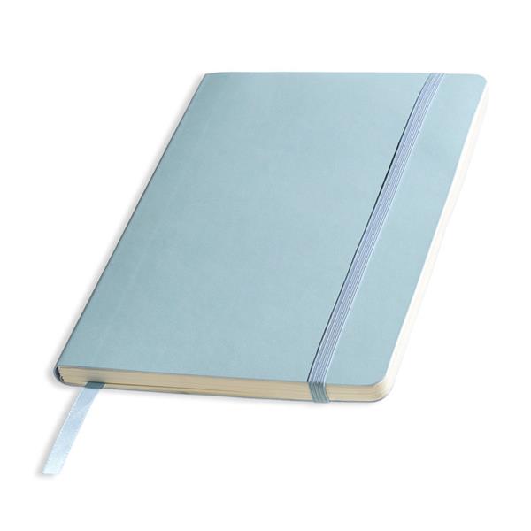 Notatnik A5 z elastyczną okładką z PU / Flexy P181771P sky blue
