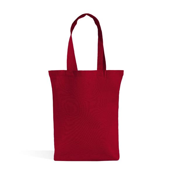 Torba z długimi uchwytami z recyklingowanej bawełny - 140 g/m² / ReTote P181782P czerwony