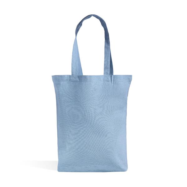 Torba z długimi uchwytami z recyklingowanej bawełny - 140 g/m² / ReTote P181782P sky blue