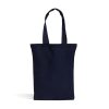 Torba z długimi uchwytami z recyklingowanej bawełny - 140 g/m² / ReTote P181782P granatowy