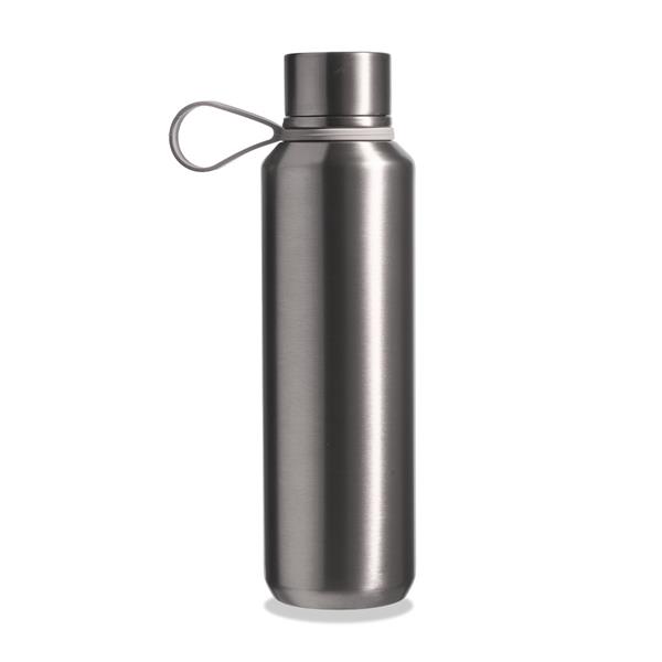Butelka termiczna ze stali nierdzewnej 600 ml / Glink P181825P srebrny Butelka termiczna ze stali nierdzewnej 600 ml / Glink P181825P srebrny