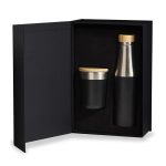 Zestaw upominkowy - kubek termiczny 325 ml oraz butelka termiczna 500 ml / Drinkit P181828P 