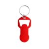 Brelok otwieracz z recyklingowanego aluminium / Token P152316P czerwony