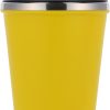 Kubek termiczny 350 ml z powłoką z recyklingu METODY P121754K żółty