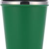 Kubek termiczny 350 ml z powłoką z recyklingu METODY P121754K zielony