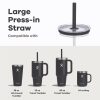 LARGE PRESS-IN ALL AROUND TUMBLER STRAW LID CLEAR P181727P