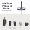 MEDIUM PRESS-IN ALL AROUND TUMBLER STRAW LID CLEAR P181726P